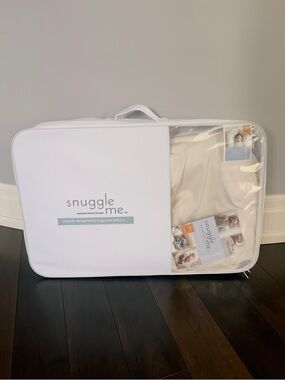 Snuggle Me Infant Lounger in Cream - Portable Baby Nest